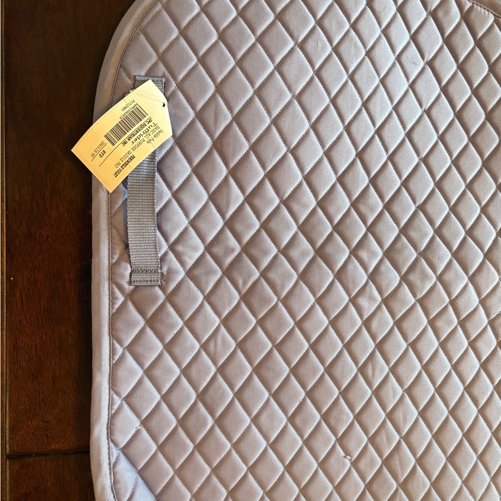 Periwinkle Tuff Rider All Purpose Saddle Pad - Picture 2 of 5